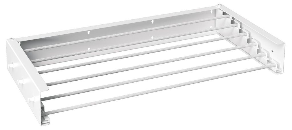 Étagère à linge murale pliante Vigevee, 100 cm, séchoir Image du produit 