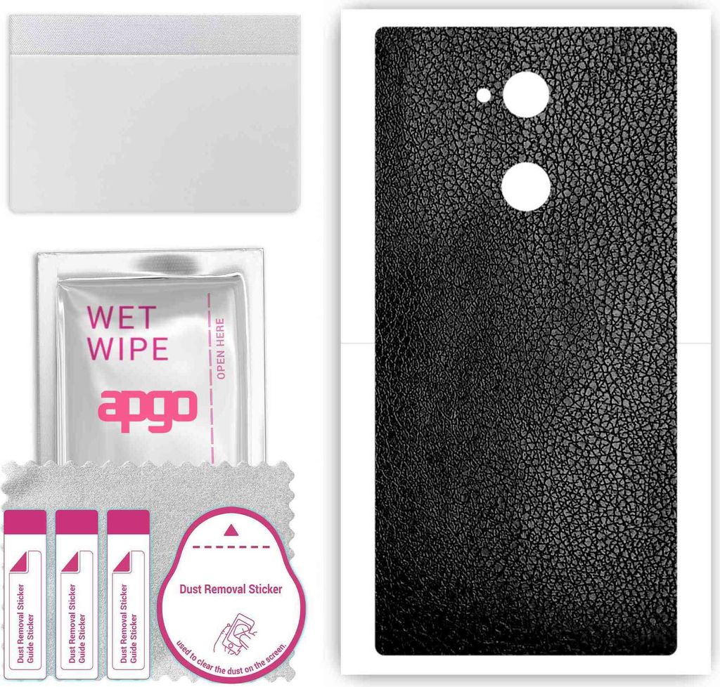 apgo Rückseite Schutzfolie, Skin, kompatibel mit Sony Xperia XA2 Plus, Hinten Displayschutzfolie aus Vinylfolie, kratzfest, einfache Montage - Sch...