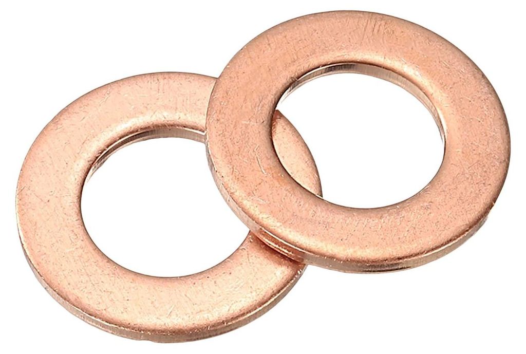Set mit 16 Ringen, Sortiment M10 x 18 mm x 1,5 mm Messingringe, flache Sicherungsringe, flache Dichtungen, Metallringe für Schrauben, Bolzen und M...