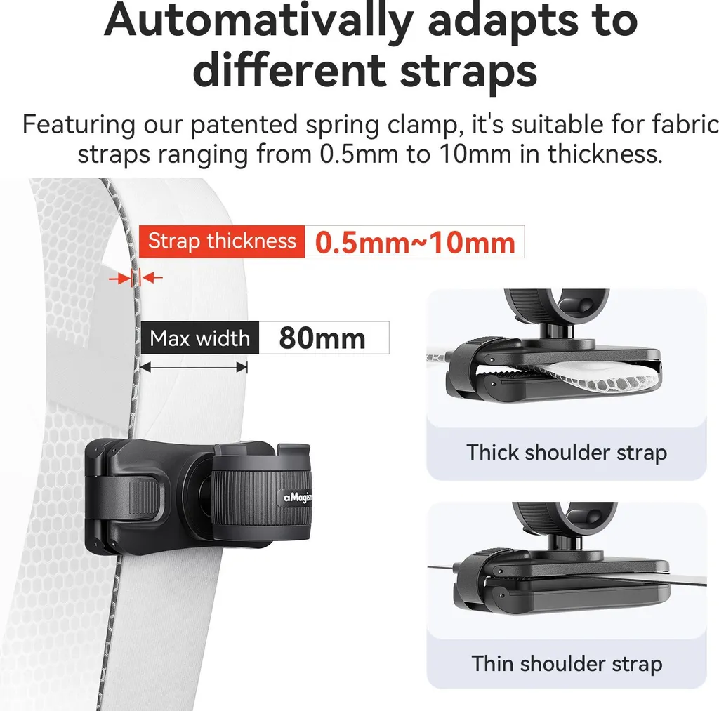 Support Selfie Stick en ABS et Silicone Antidérapant pour Insta360 Noir - 12