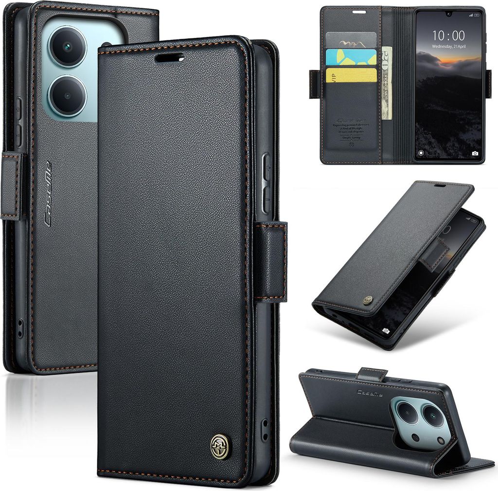 Housse en cuir pour Xiaomi Redmi 15C 5G/4G Portefeuille Image du produit 