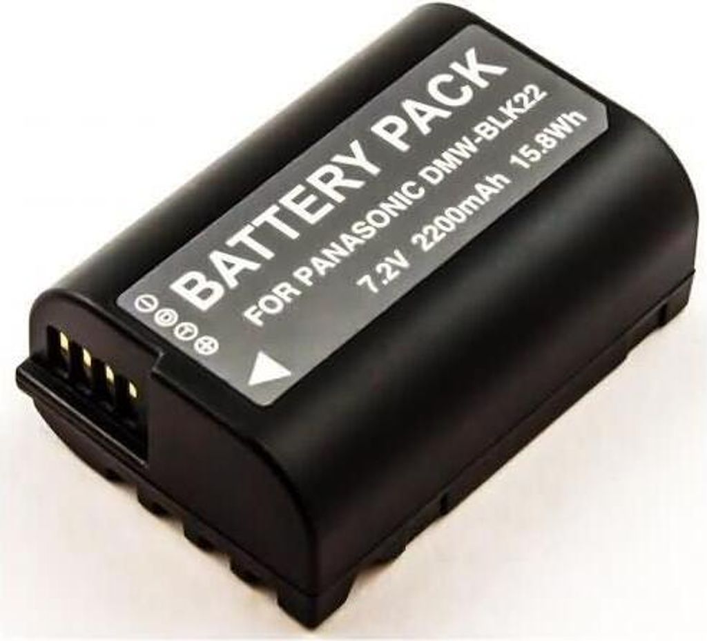Akku für Panasonic Lumix GH5 Li-Ion 7,2 Volt 2000 mAh schwarz