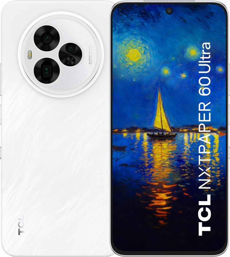 TCL NXTPAPER 60 Ultra White Smartphone 256GB 12GB RAM Display NXTPAPER 3.0