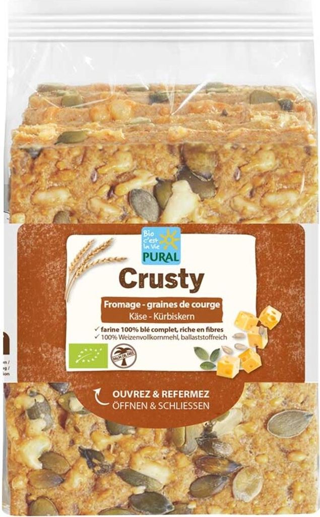 Crusty - Fromage aux graines de courge 200g Image du produit 