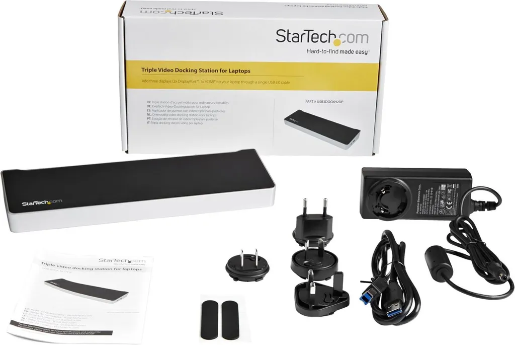Docking Station Professionale StarTech USB 3.0 per 3 Monitor 4K - 6