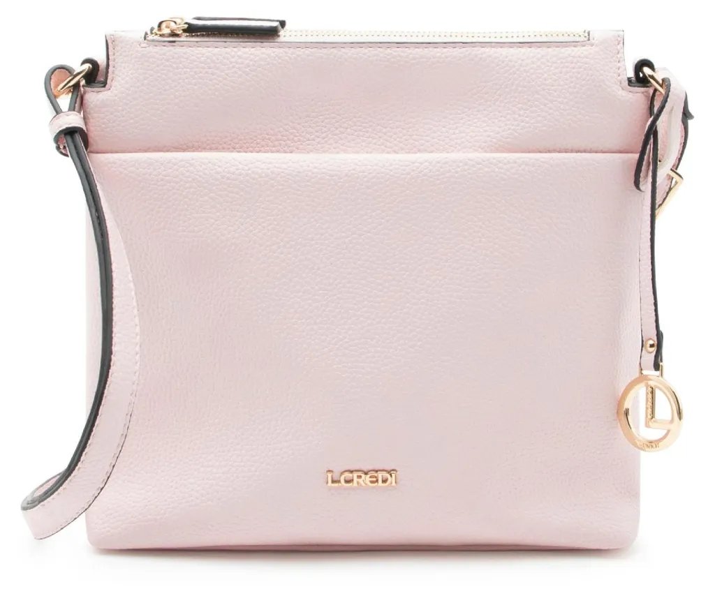 Sac bandoulière rose L.CREDI idéal pour soirée et cérémonie Ella Crossbody