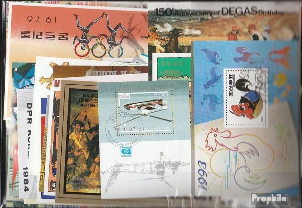 Briefmarken Alle Welt 500 verschiedene Blöcke und Kleinbögen
