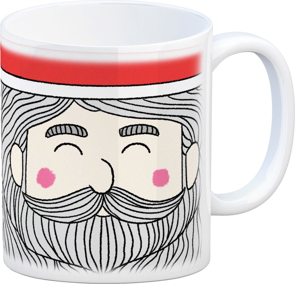 Santa Claus Kaffeebecher mit tollem weihnachtlichem Motiv