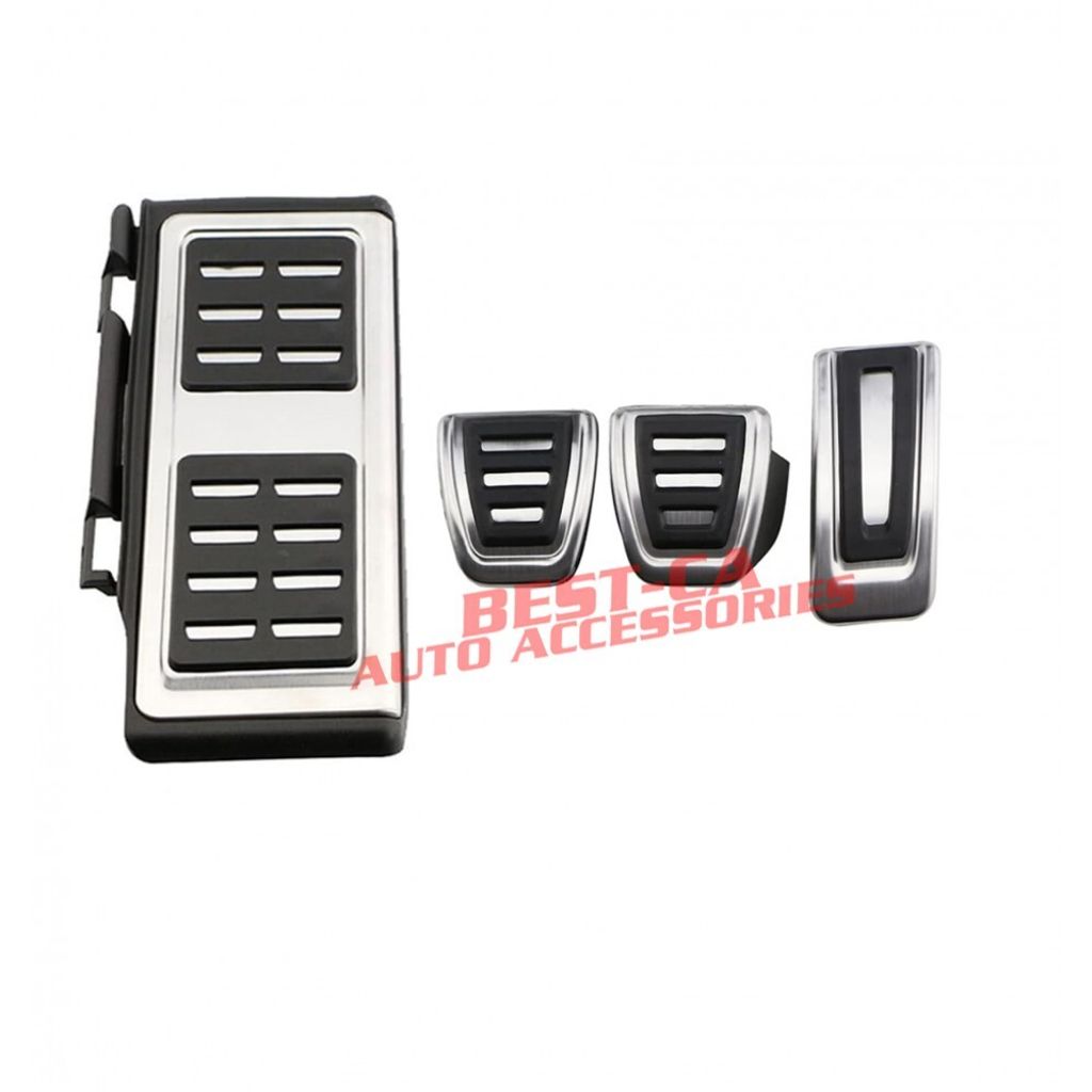 Pedalset Pedale Pedalkappen Fußstütze Manuell Für Audi VW Seat Skoda GTI Cupra S-Line VRS Design