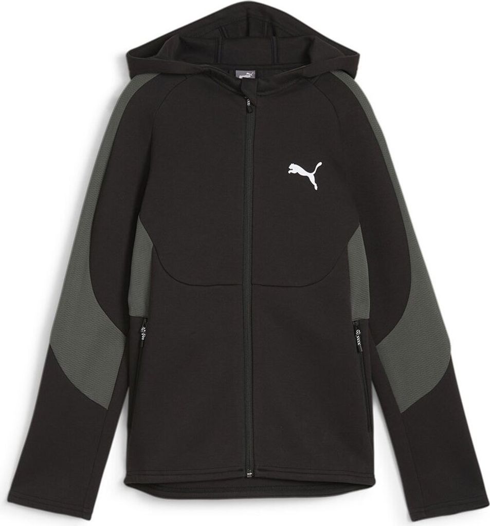 Puma Evostripe Dk Reißverschlusspullover Schwarz 5-6 Years Junge Schwarz 5-6 Years