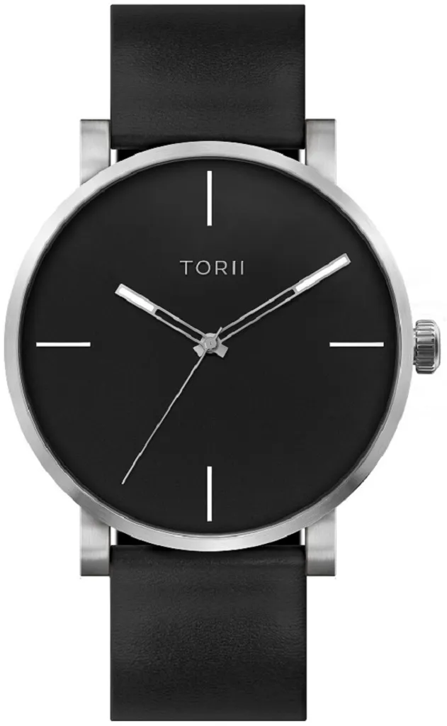 Montre TORII S45BL.B5 Noire Boîtier Ultra Plat et Cadran Analogique