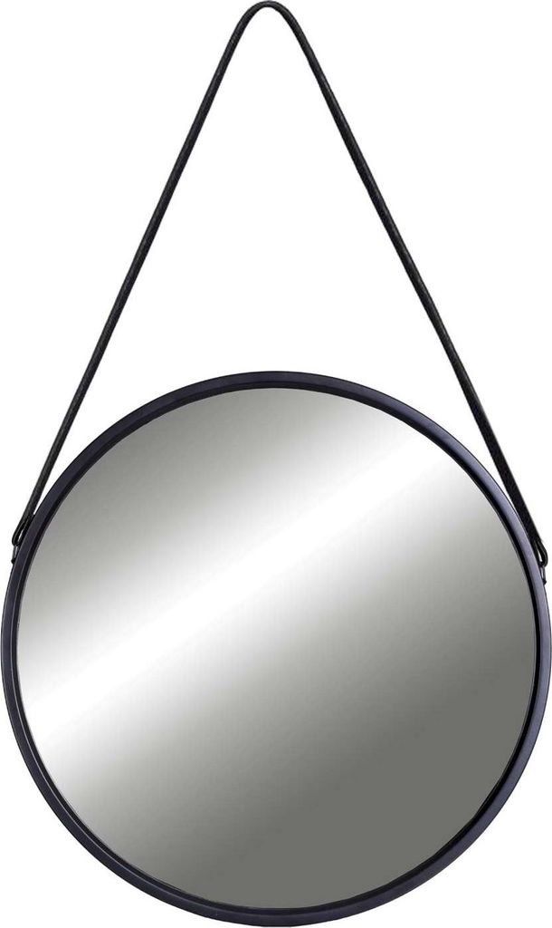 Kapitánske okrúhle zrkadlo na remienku Mirage 50 cm čierne Obrázok produktu 