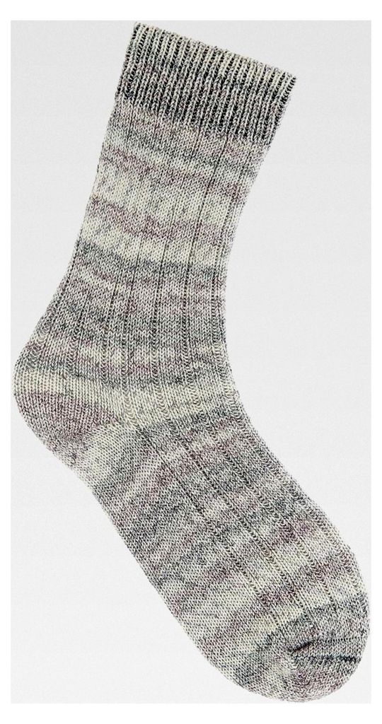 Baumwollstretch-Socken - Sockenwolle 100g 390m Nadelstärke 2,0-3,0 für ein Paar Socken, Strickwolle, Stricken Stone