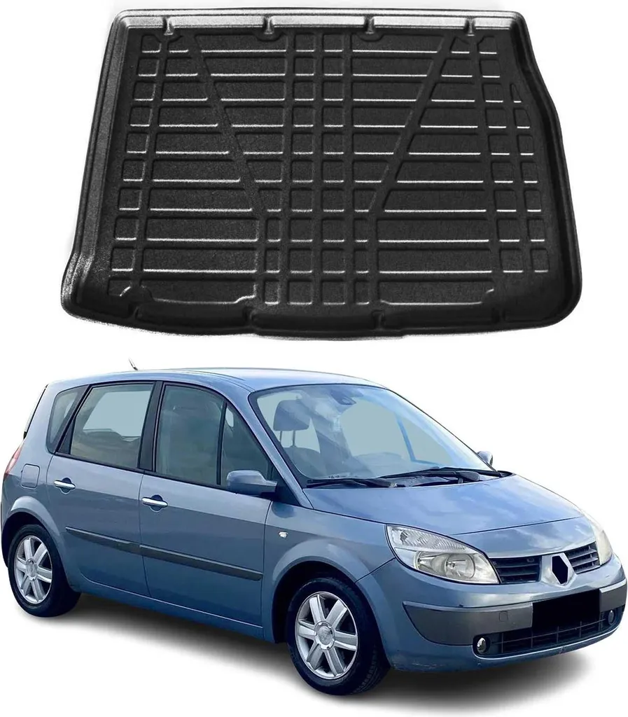 Set Tappeti Auto Gomma Renault Scenic II 2003-09 | Kit Completo TPE