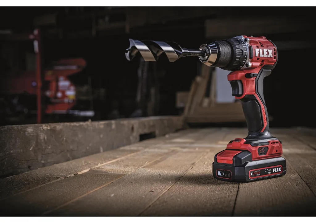 Perceuse visseuse à percussion sans fil 18V - Coffret de chantier FLEX - 5