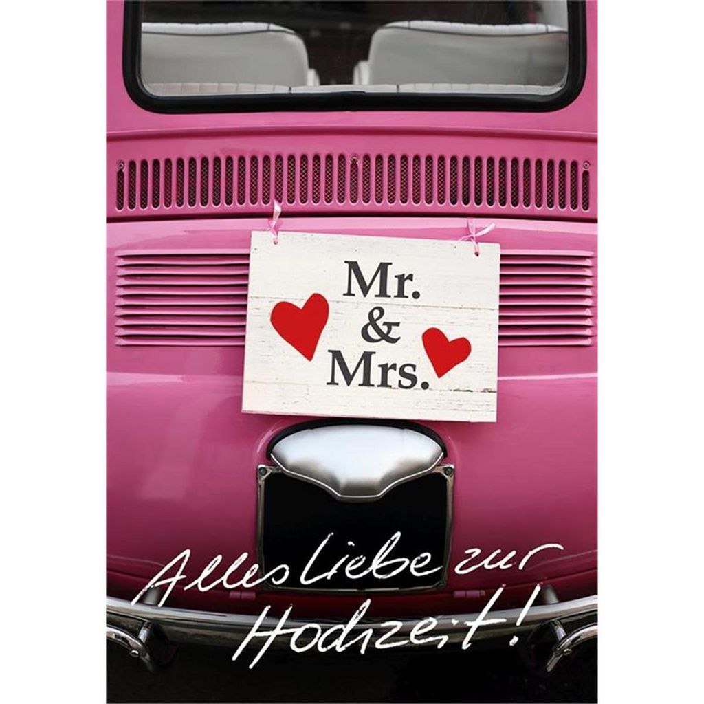 Komma3 Glückwunschkarte Hochzeit