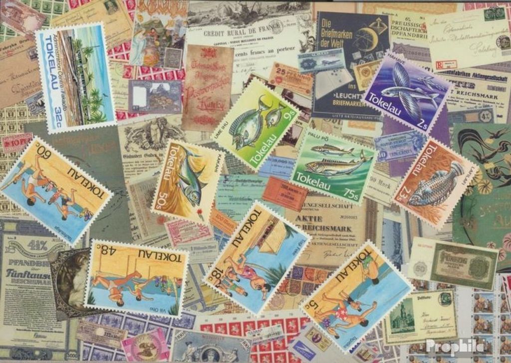 Briefmarken Tokelau 10 verschiedene Marken