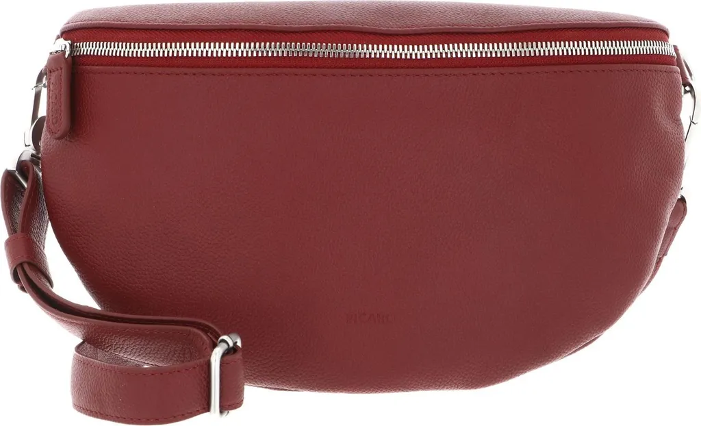 Sac banane chic PICARD Luis en cuir rouge foncé pour voyage et sorties