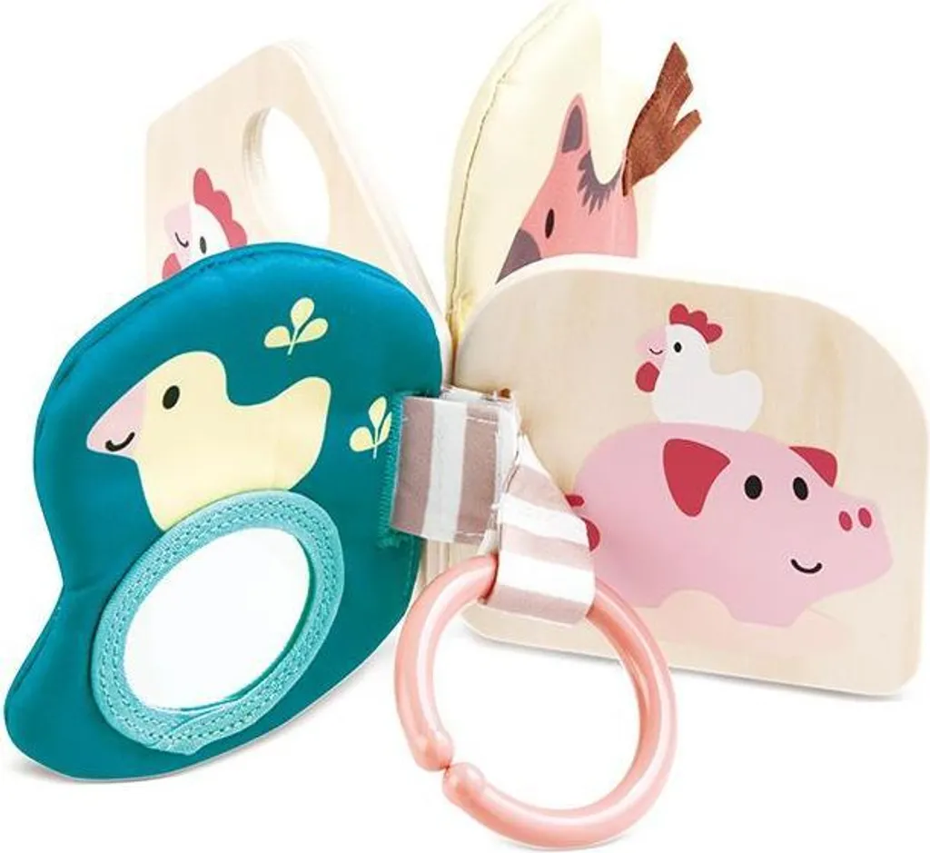 Livre Éducatif Hape Bébé en Carton Très Résistant aux Couleurs Intenses