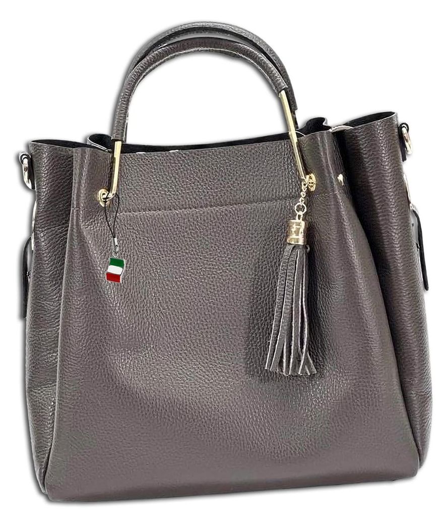 Florence Leder Tasche Damen Umhängetasche Handtasche braun 13x30x21cm OTF157N