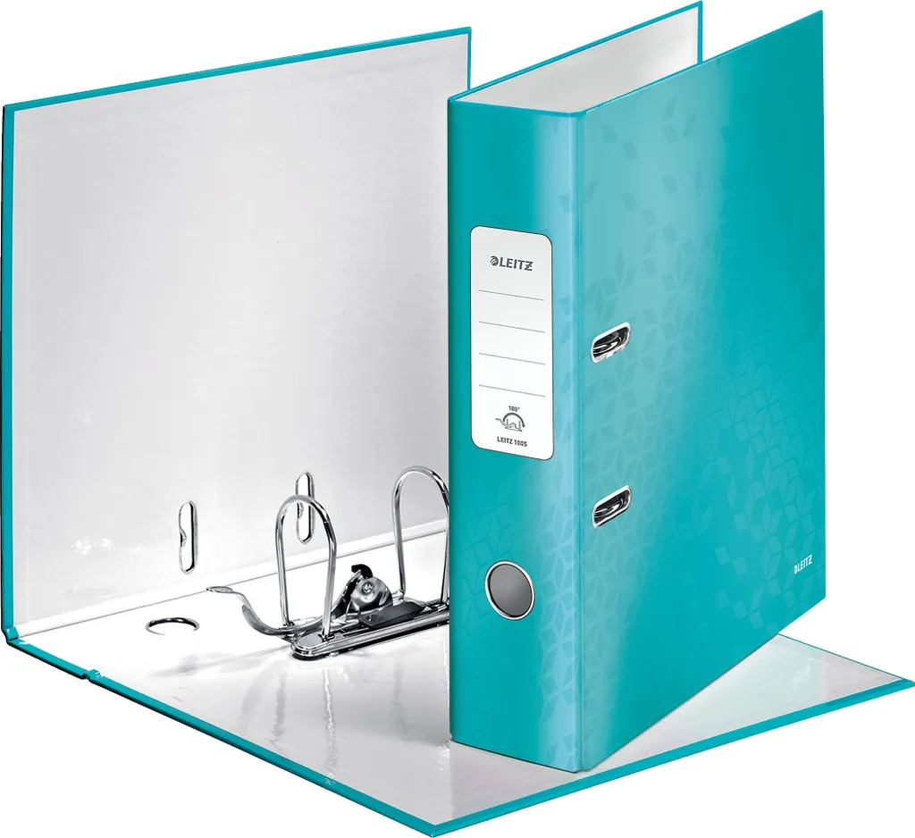 Classeurs à levier Leitz 180° Wow Turquoise A4 - Pack de 10 pièces - 2