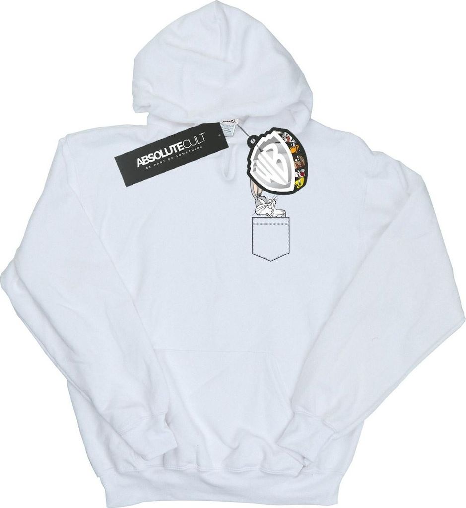 Looney Tunes - Kapuzenpullover für Jungen BI8676 (152-158) (Weiß)