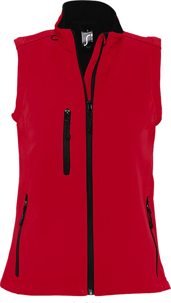 SOLS Damen Rallye Softshell-Bodywarmer / Softshell-Weste PC350 (S) (Rot)