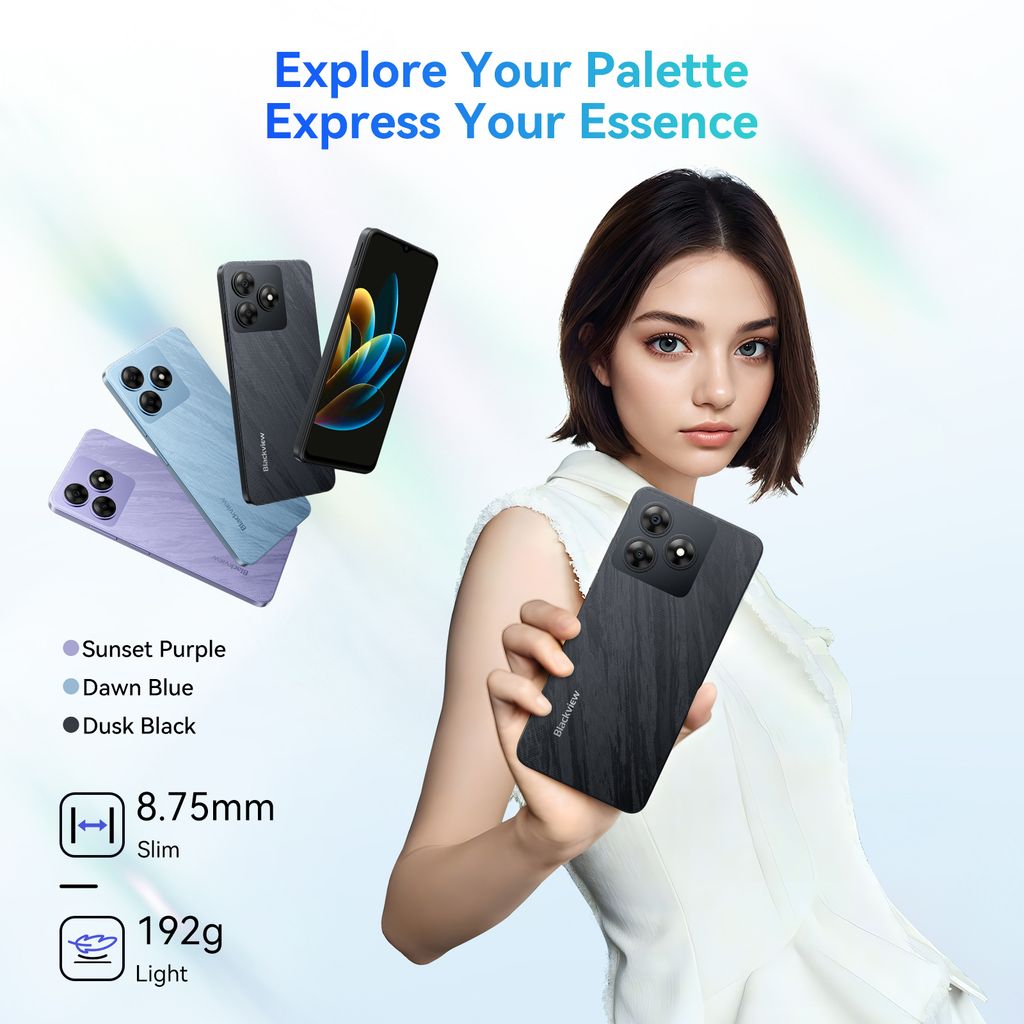 Blackview Wave 8 4G Android 14 smartfón bez zmluvy, Obrázok produktu 4