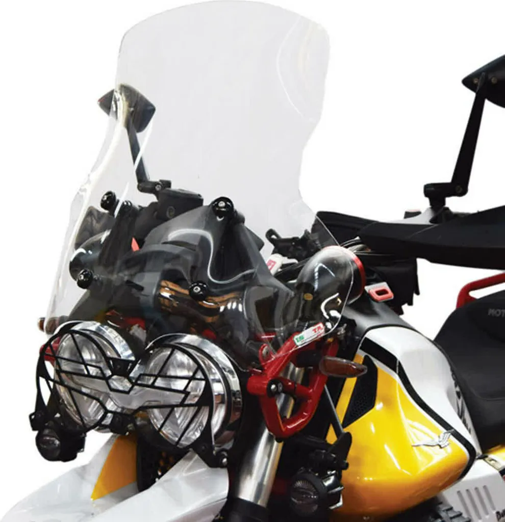 Pare-brise Isotta Moto Guzzi V85 TT : stop au vent et turbulences