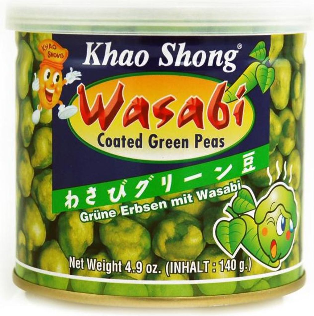 Khao Shong grüne Erbsen mit Wasabi 140g Produktbild 