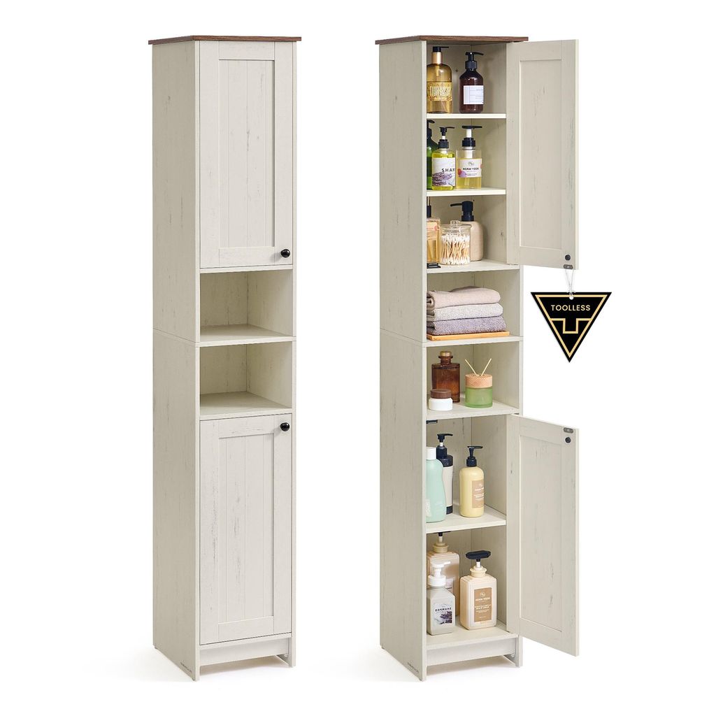 SONGMICS HOME Badezimmerschrank, Toolless-Technologie, Produktbild 