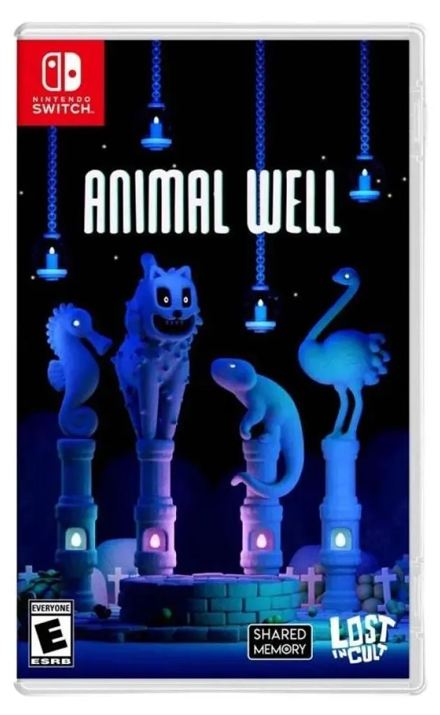 Animal Well Nintendo Switch Jeu de Réflexion et Secret Import USA Bleu