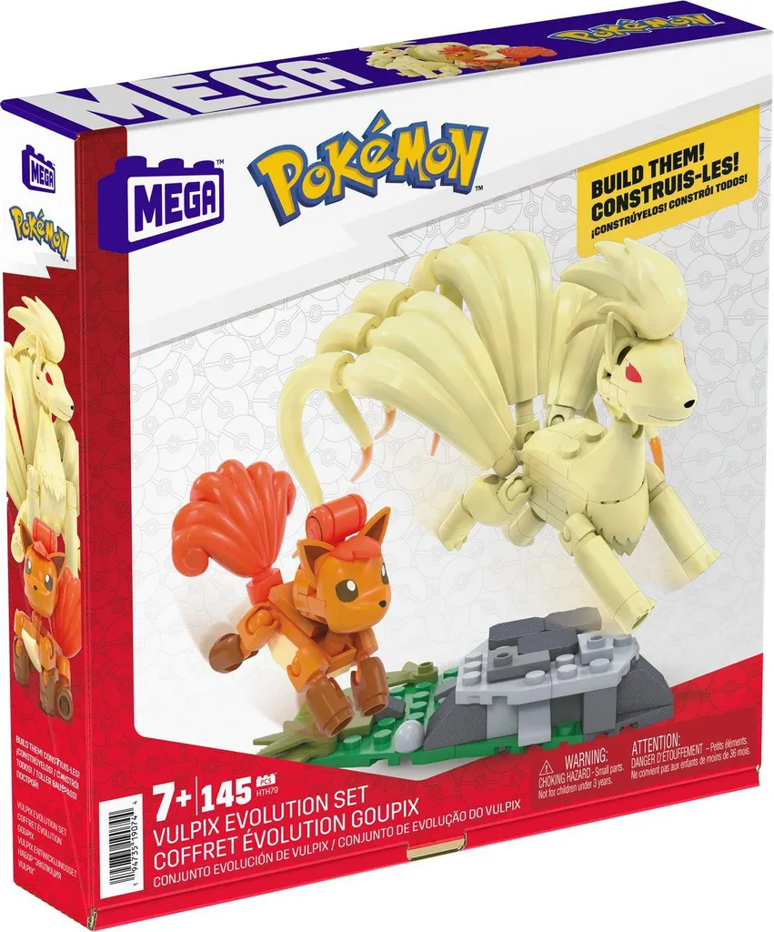 MATTEL MEGA Pokémon Goupix Evolution HTH79 Coffret de Construction - 10