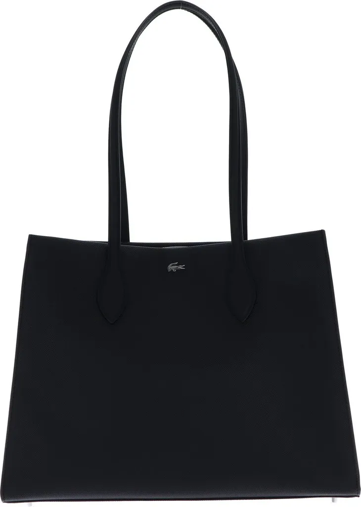 Grand cabas de shopping noir Lacoste Daily City pour femme active
