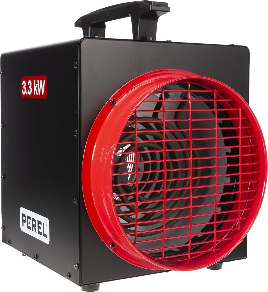 Perel Elektrischer Heizlüfter 3300W mit Thermostat und Produktbild 
