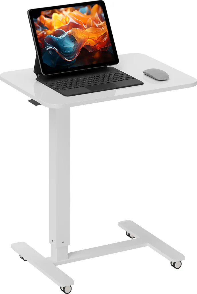 Scrivania Laptop HOMCOM: Studio Ovunque Senza Sforzo - Bianco