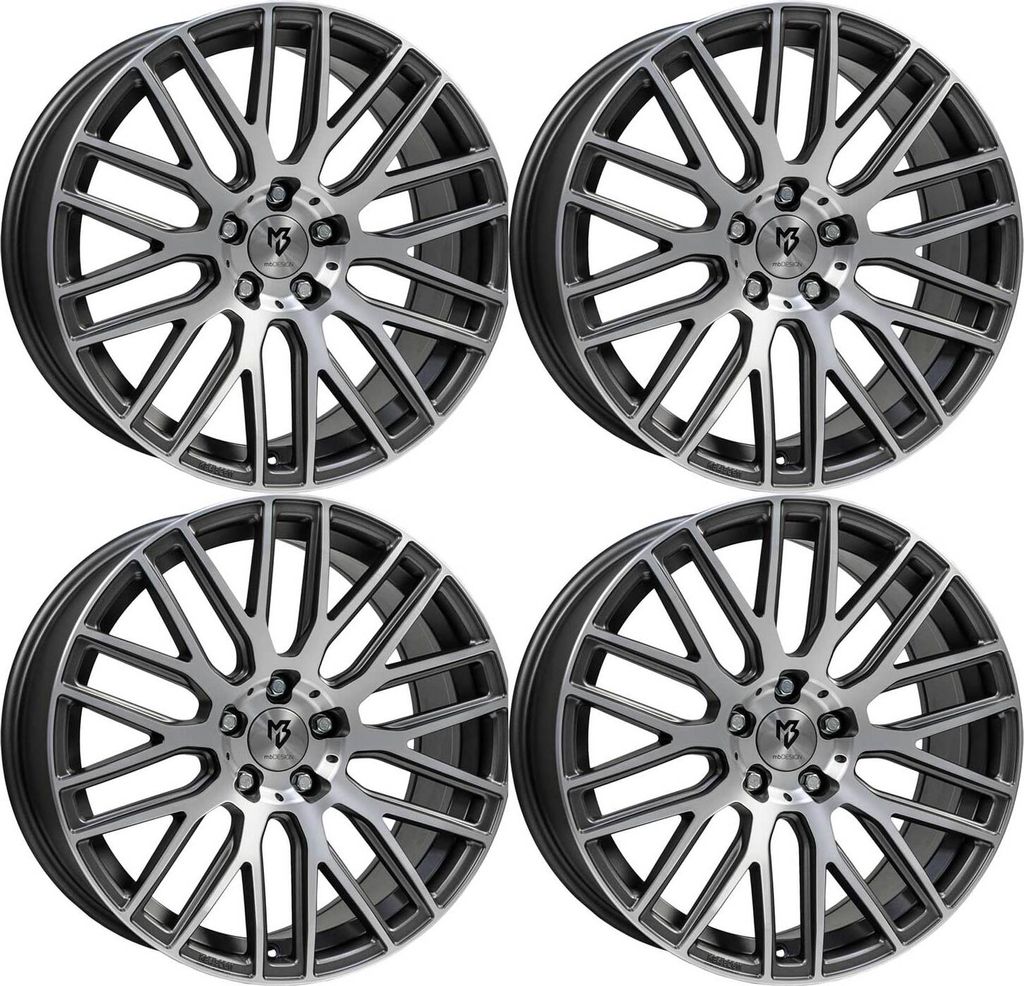 MB Design Felgen KV4 8.5Jx19 ET 45 5x108 Grau 4-KV48519455EZ-G2 kompatibel mit Land Rover Discovery Sport Freelander Evoque Velar