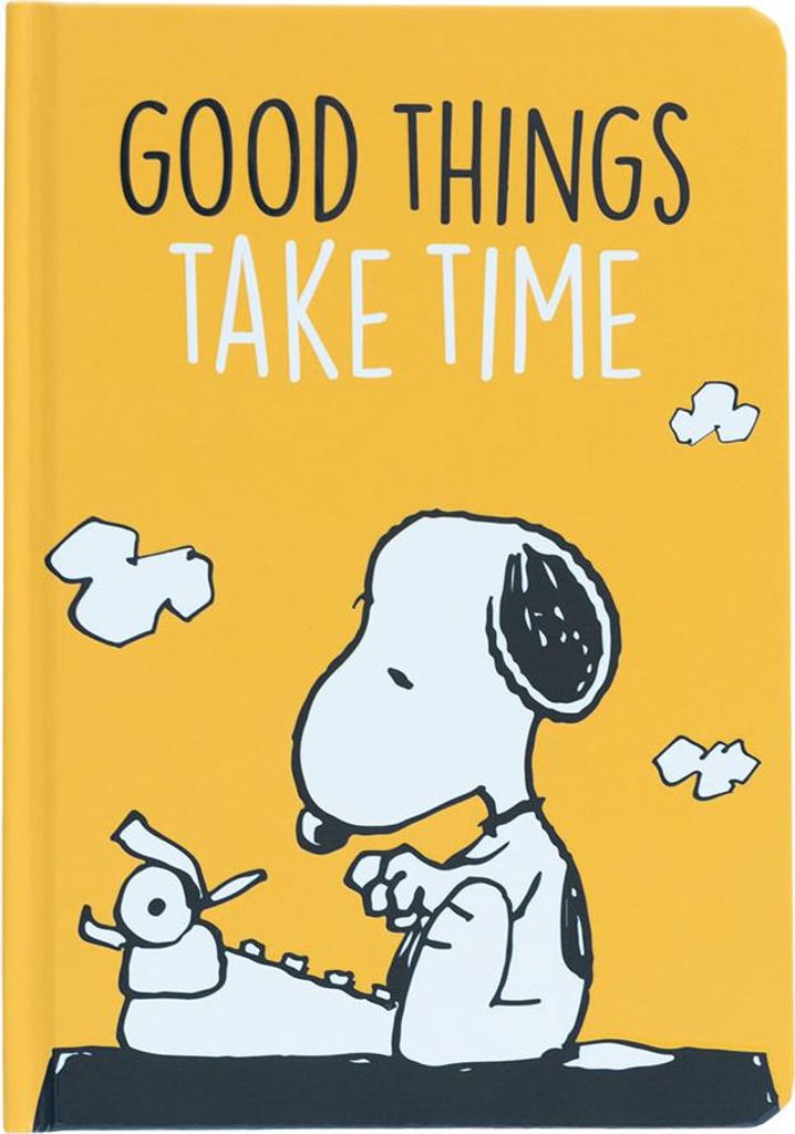 Erik Editores Snoopy Lazy Days Notatnik A5 Premium Żółty Zdjęcie produktu 