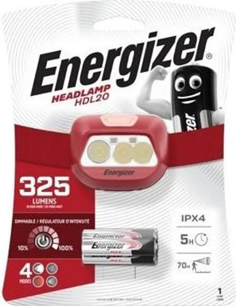 Lampada Frontale Professionale Energizer HDL20 325 Lm | Lavoro e Fai da Te