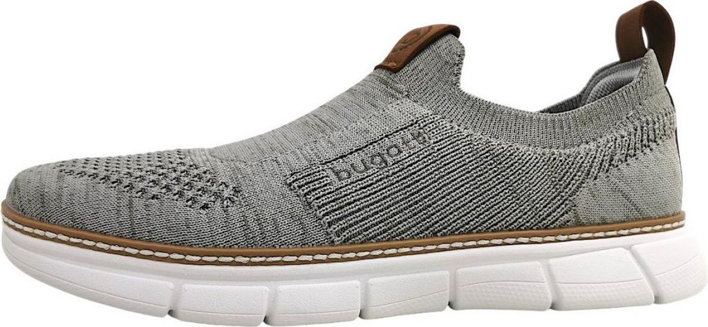 Bugatti Herrenschuhe Slipper Grau Freizeit, Schuhgröße:44 EU