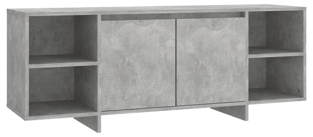 vidaXL TV-Schrank Betongrau 130x35x50 cm Holzwerkstoff Produktbild 