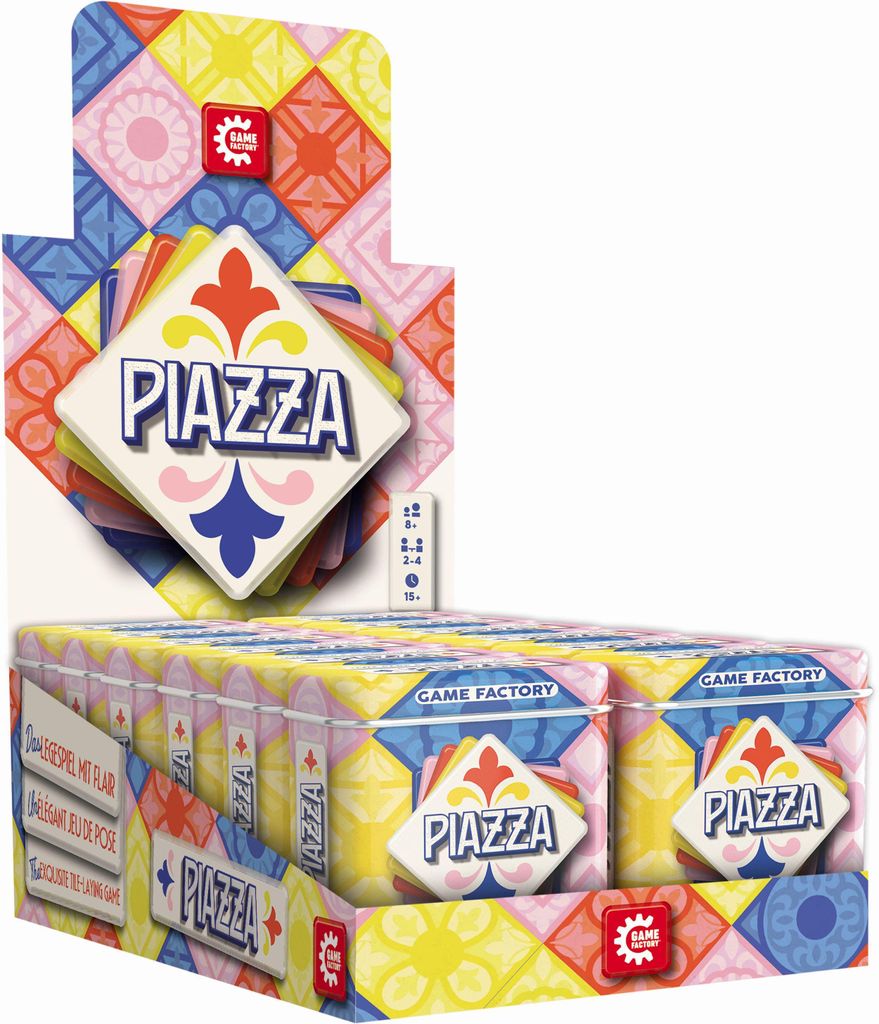 Game Factory Piazza, Stolová hra, Dosková, 8 rok / roky, Obrázok produktu 