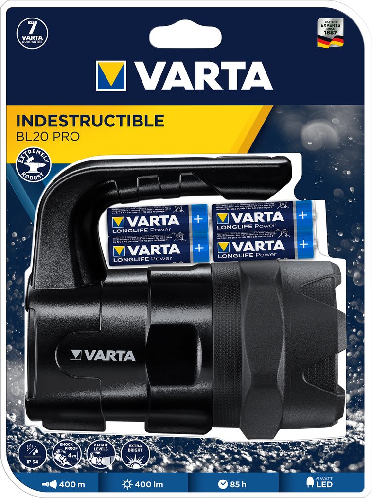 Varta Indestructible BL20 Pro - Taschenlampe