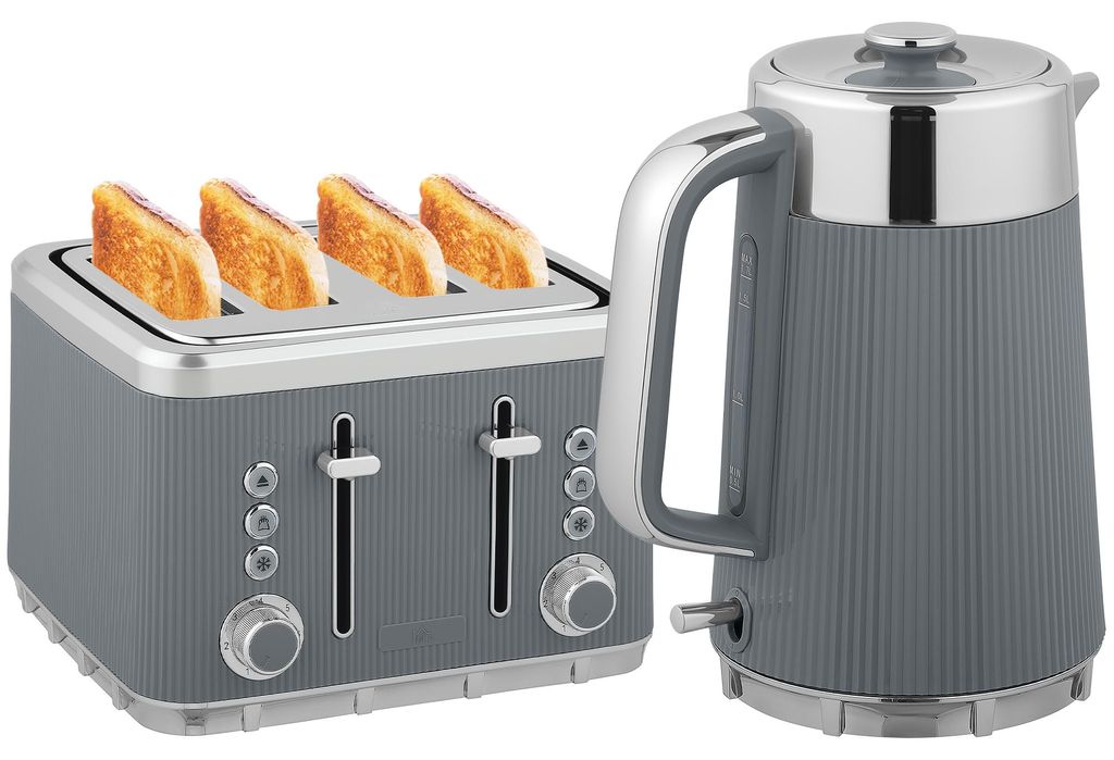 HOMCOM Wasserkocher Toaster Set 1,7L Schnell Wasserkocher 4 Produktbild 
