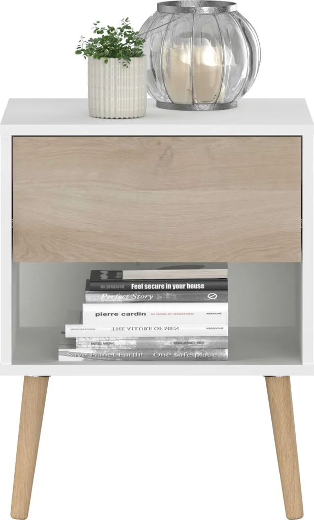 Table de nuit Hardy 44cm : rangez vos affaires avec style et calme