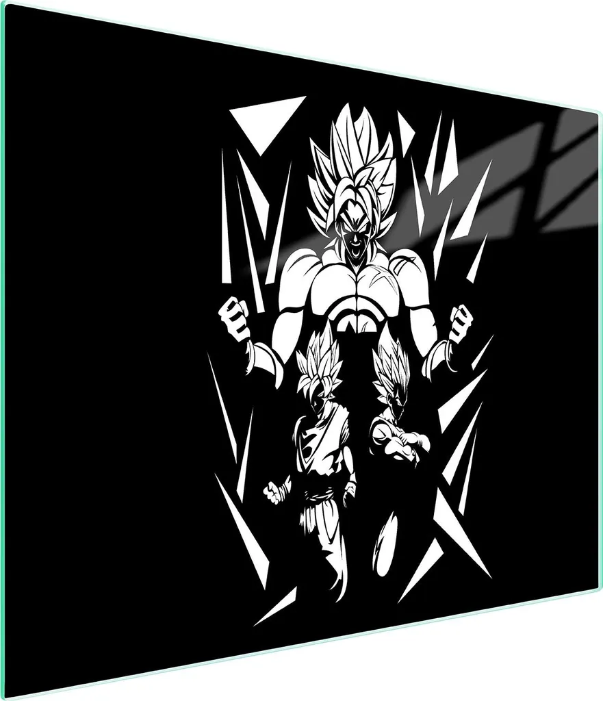 Tagliere in Vetro 52x30 Anime - Proteggi Piano Cottura Professionale