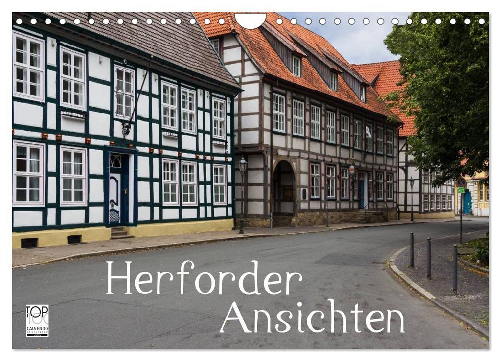 Herforder Ansichten (Wandkalender 2027 DIN A4 quer), CALVENDO Monatskalender