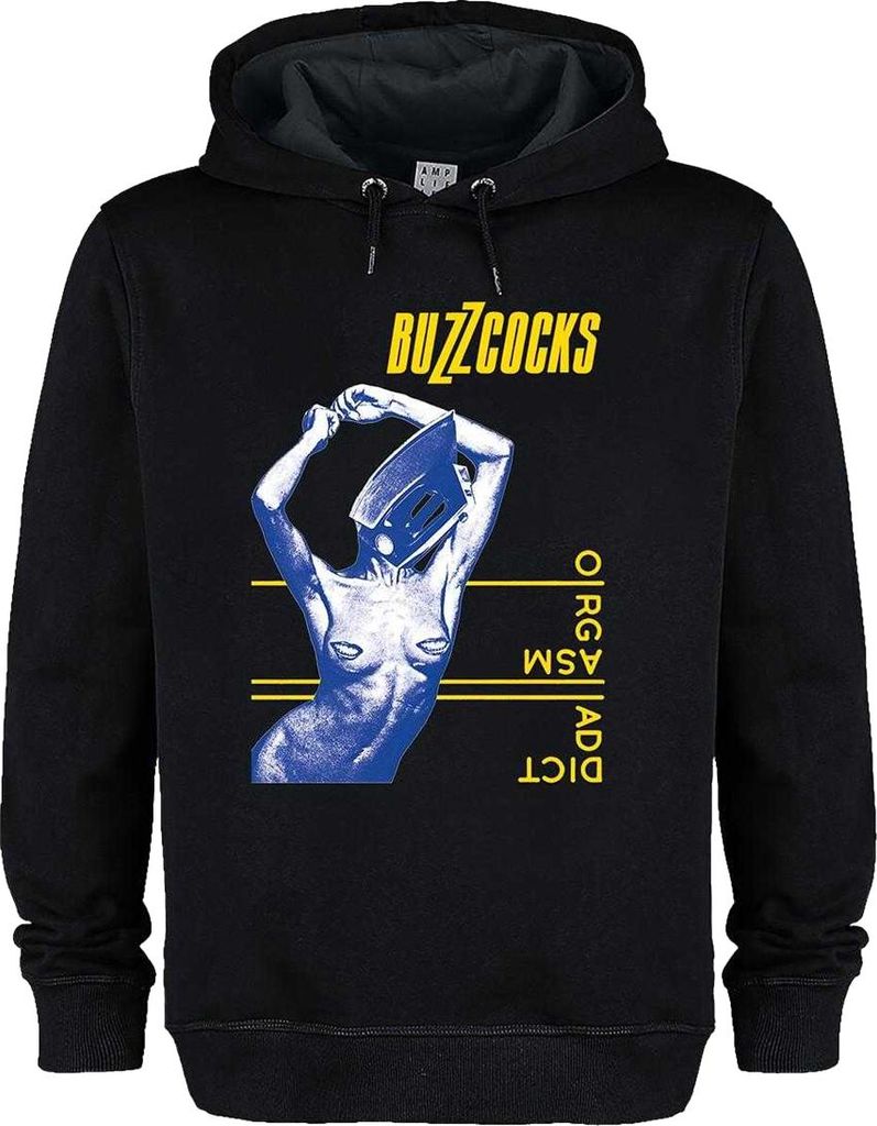 Amplified - "Buzzcocks Orgasmatic" Kapuzenpullover für Herren/Damen Uni GD4228 (S) (Schwarz)