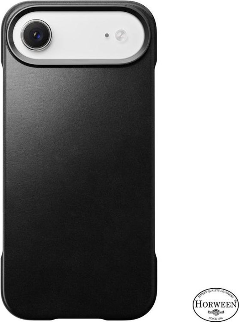 Nomad Custodia tradizionale in pelle per iPhone Air Nero Immagine del prodotto 