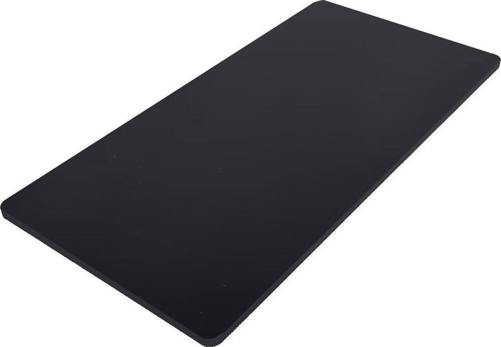 Piano tavolo rettangolare DT1408-Black, 140 x 80 cm, nero Immagine del prodotto 